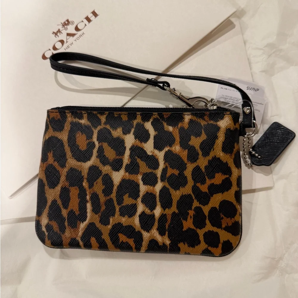 Coach Animal Print Wristlet - Picture 5 of 6